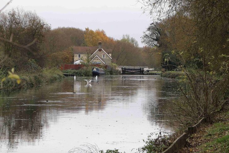 river with lock